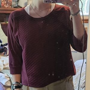 Maroon sweater